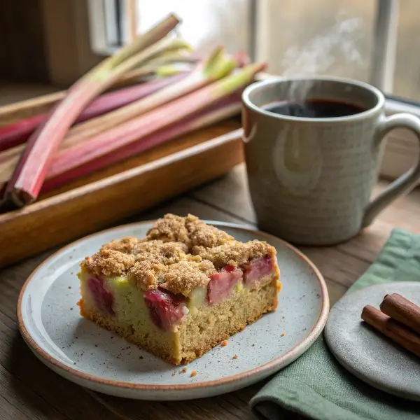 Rhubarb Coffee Cake
