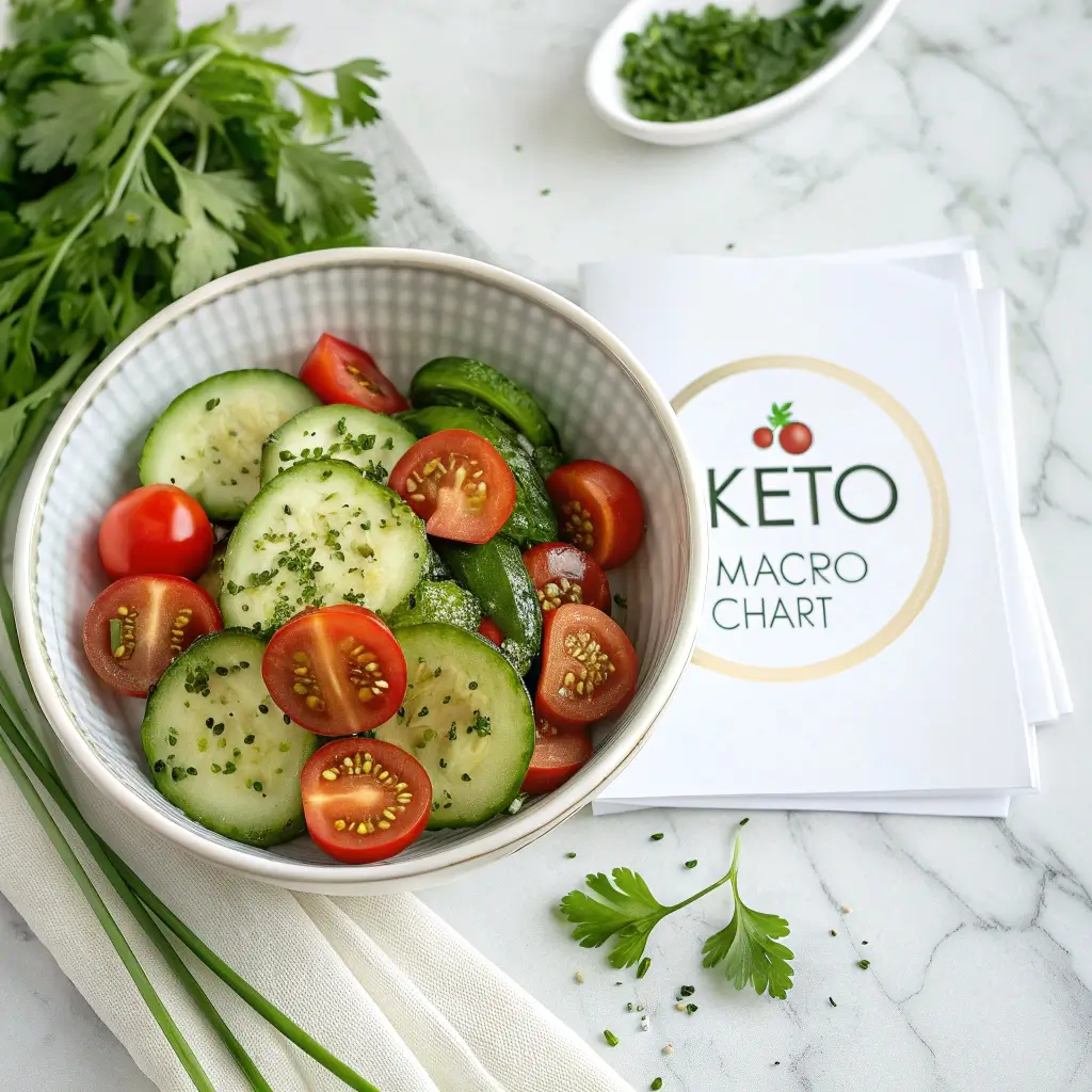 Keto Cucumber Tomato Salad (Low Carb!)