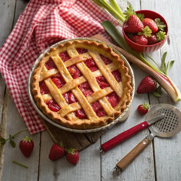 Strawberry Rhubarb Pie Recipe