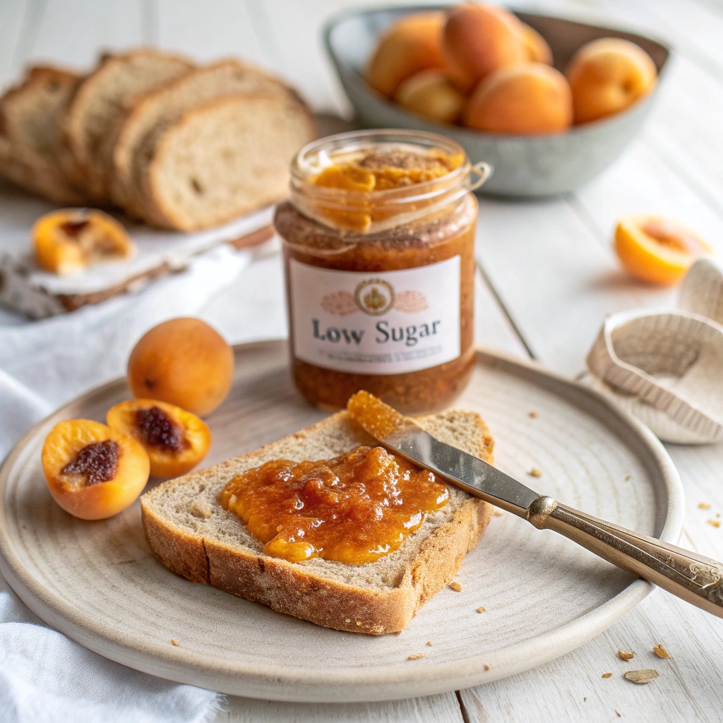 Low Sugar Apricot Jam