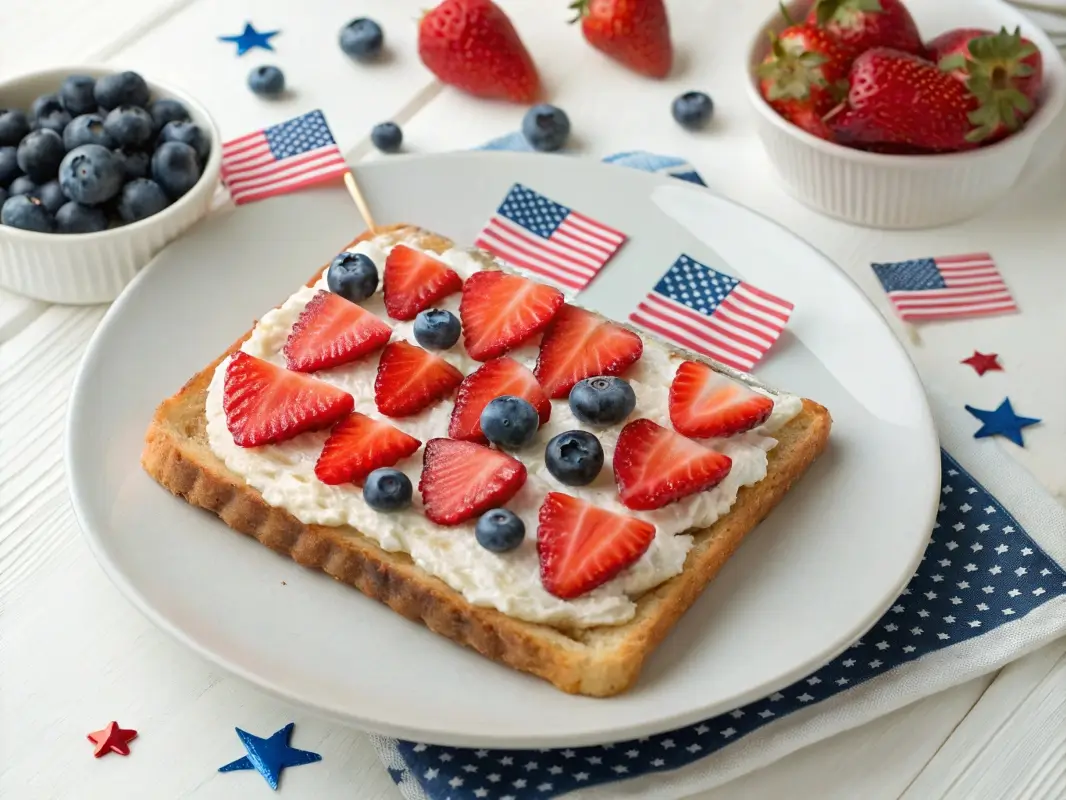 Flag Toast Breakfast