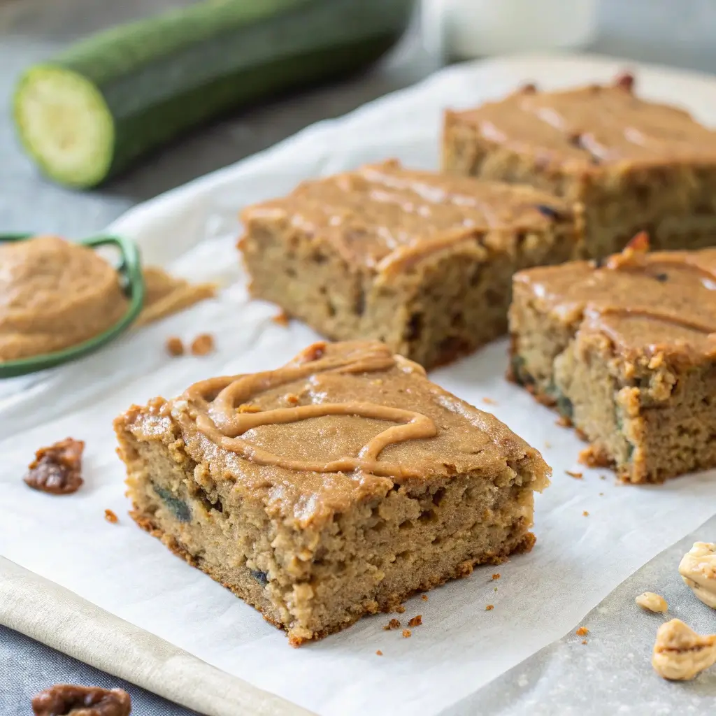 Zucchini Bars Without Flour