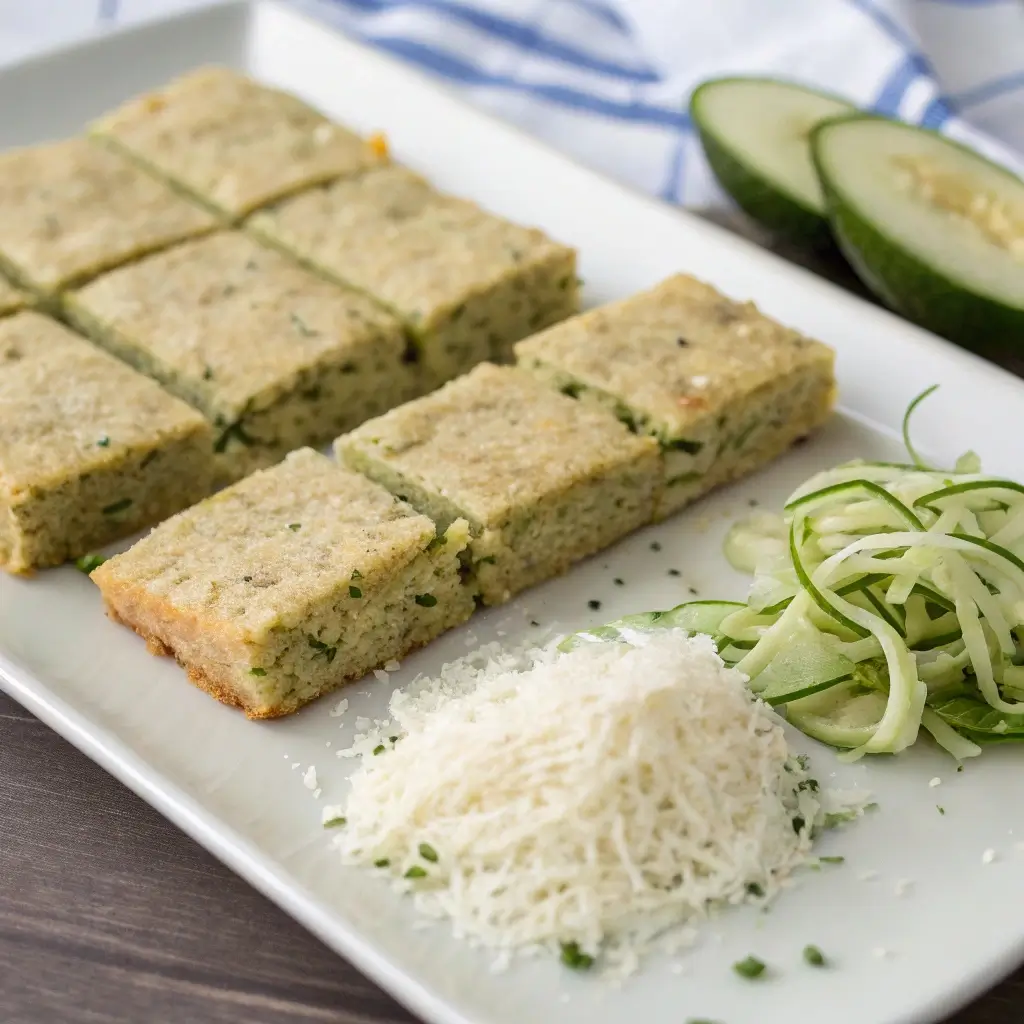Low Carb Zucchini Bars