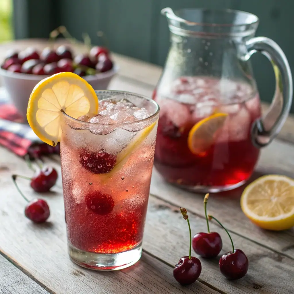 Cherry Lemonade (Fresh + Refreshing!)