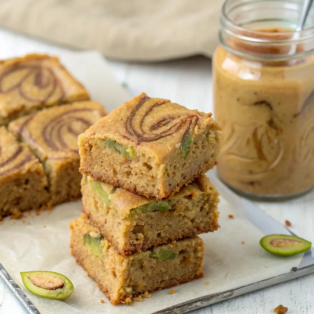 Zucchini Peanut Butter Bars