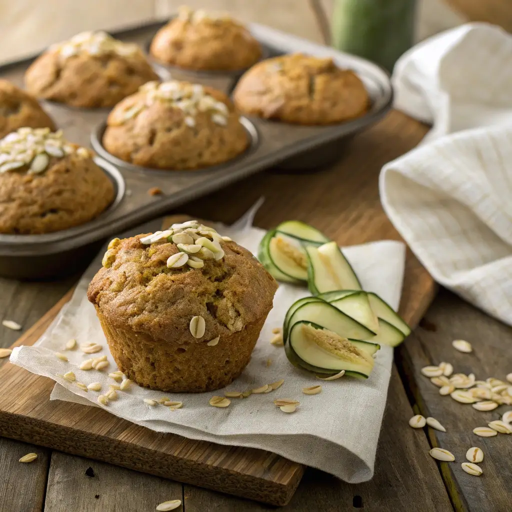 Zucchini Bread Muffins for Breakfast Meal Prep