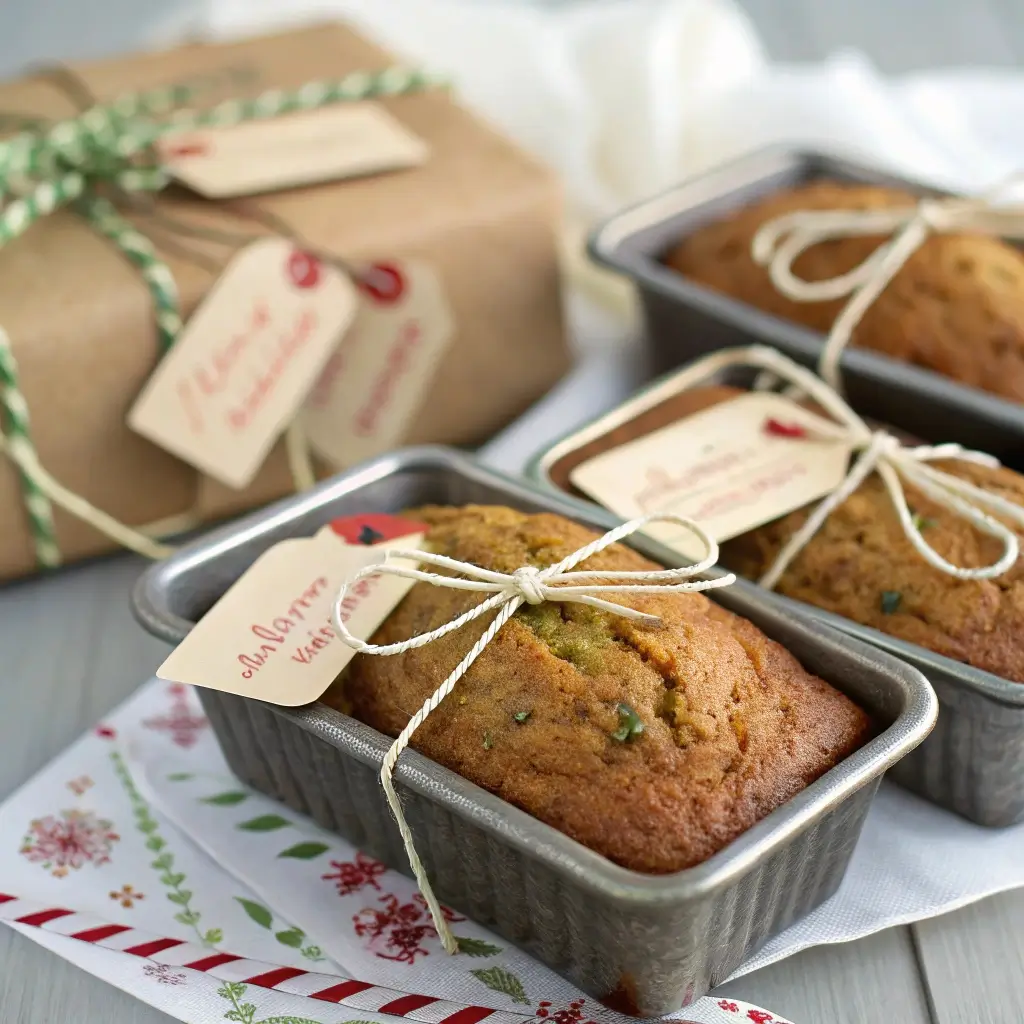 Mini Zucchini Bread Loaves (Gift Ideas)