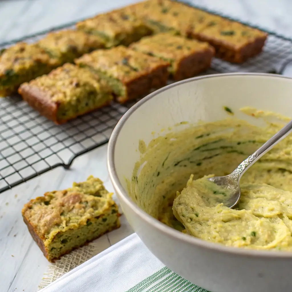 One Bowl Zucchini Bars Recipe