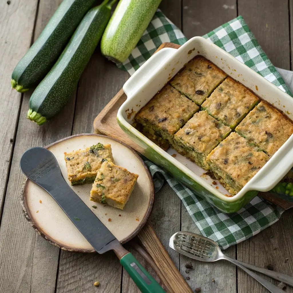 Zucchini Bars for Potluck