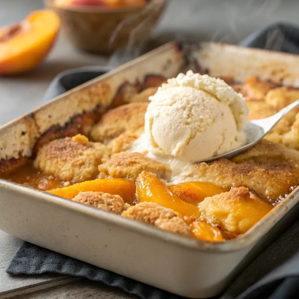 Old-Fashioned Peach Cobbler