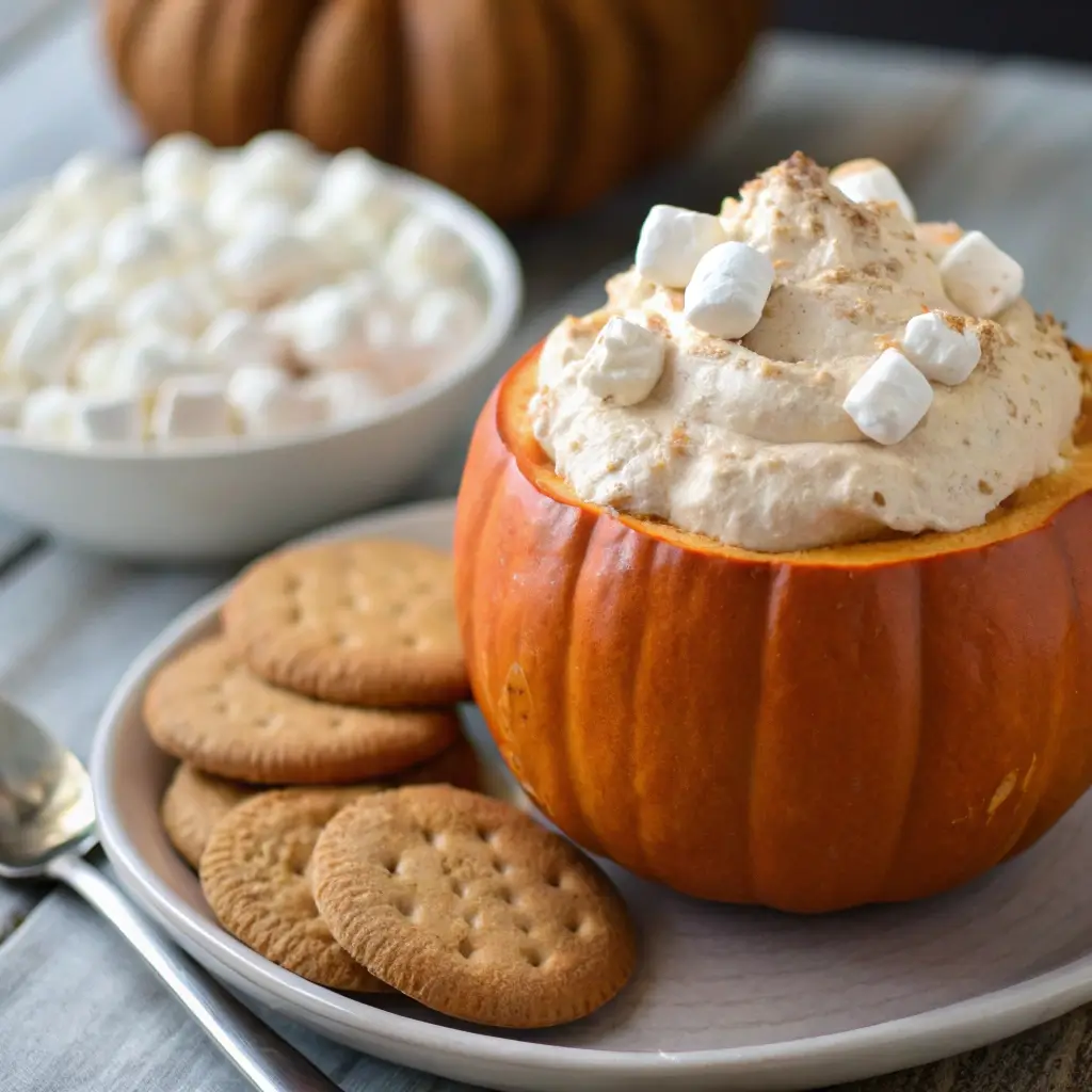 Pumpkin Fluff with Marshmallow Creme