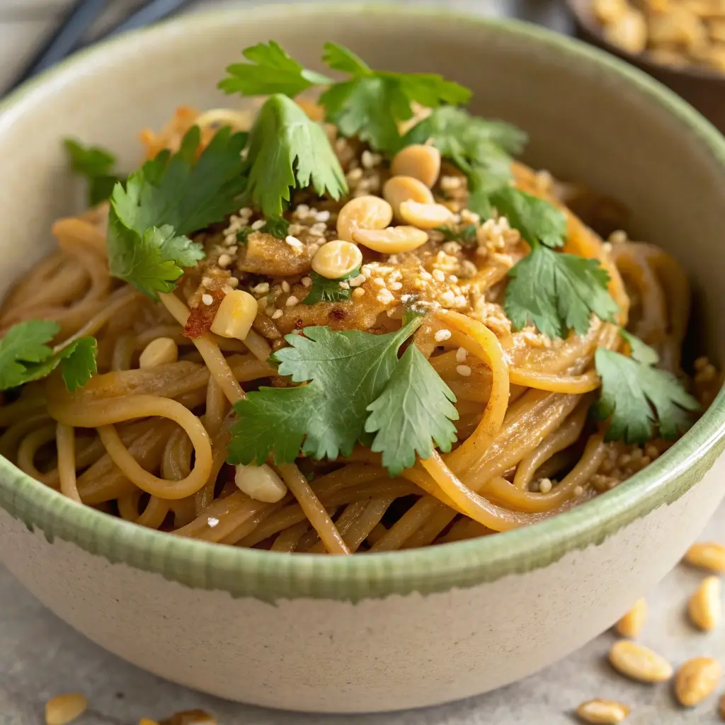 15-Minute Thai Peanut Noodles – Quick & Creamy!