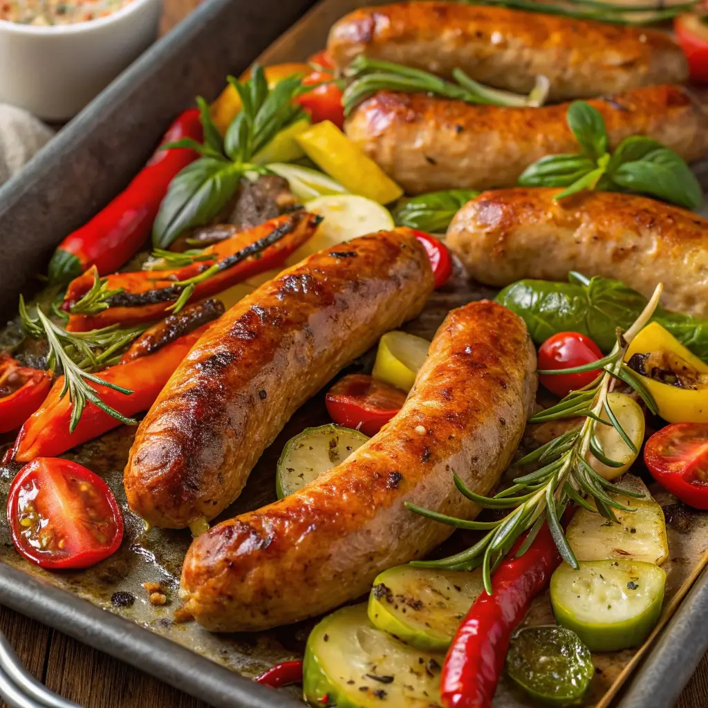 Sheet Pan Sausage & Veggies (Done in 25!)
