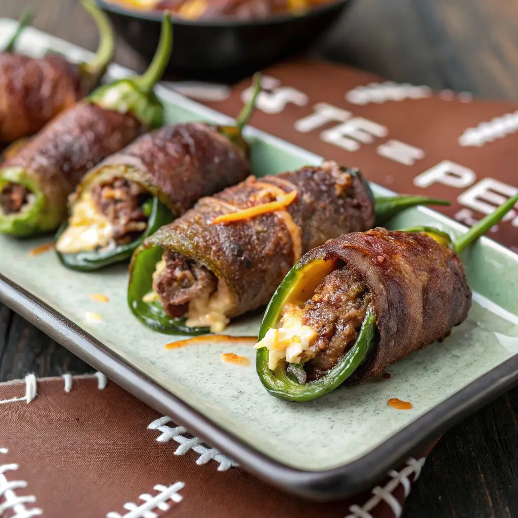 Beef-Wrapped Jalapeño Poppers – Bold & Spicy!
