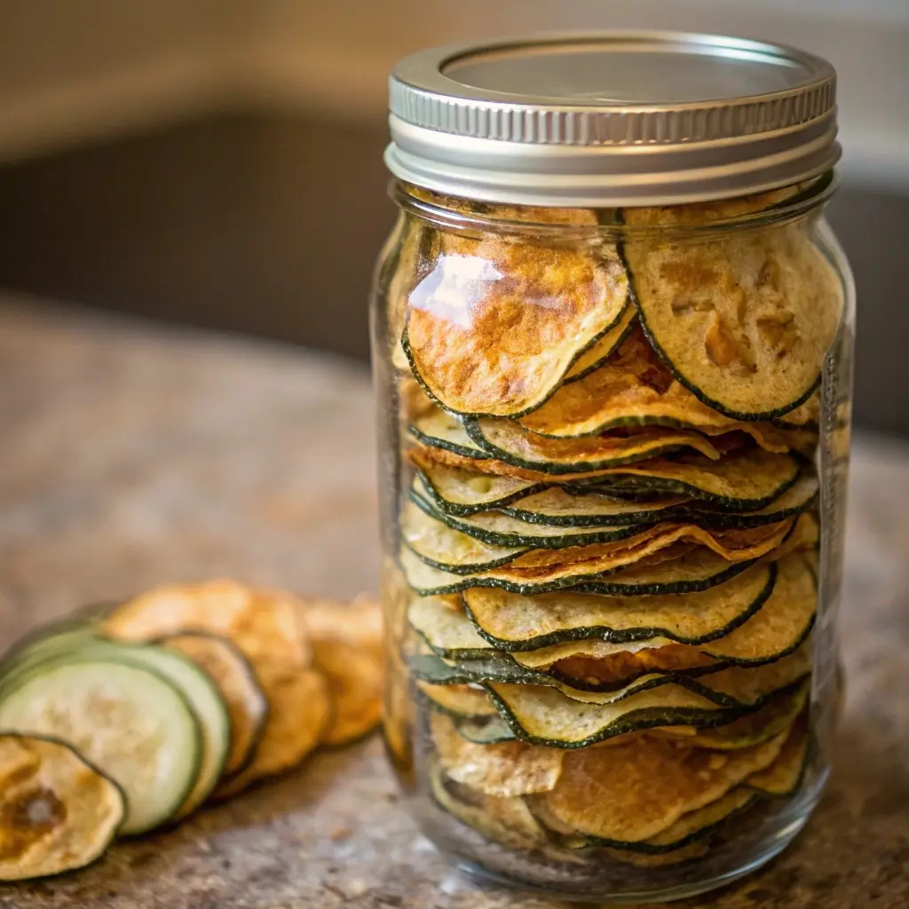 Dehydrated Zucchini Chips