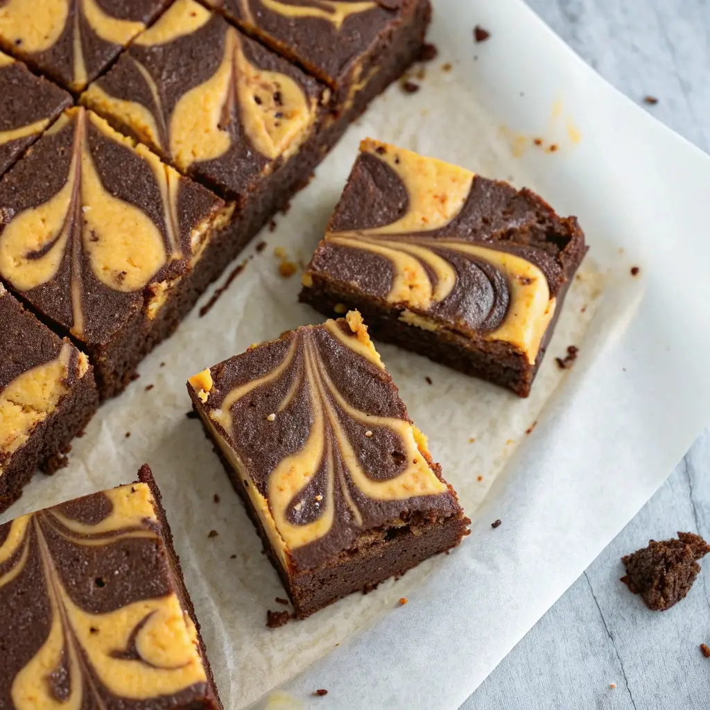 Pumpkin Swirl Brownies (Fudgy + Fall Flavored!)