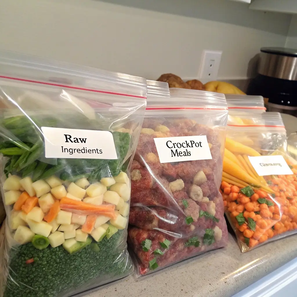 Crockpot Freezer Dump Bags
