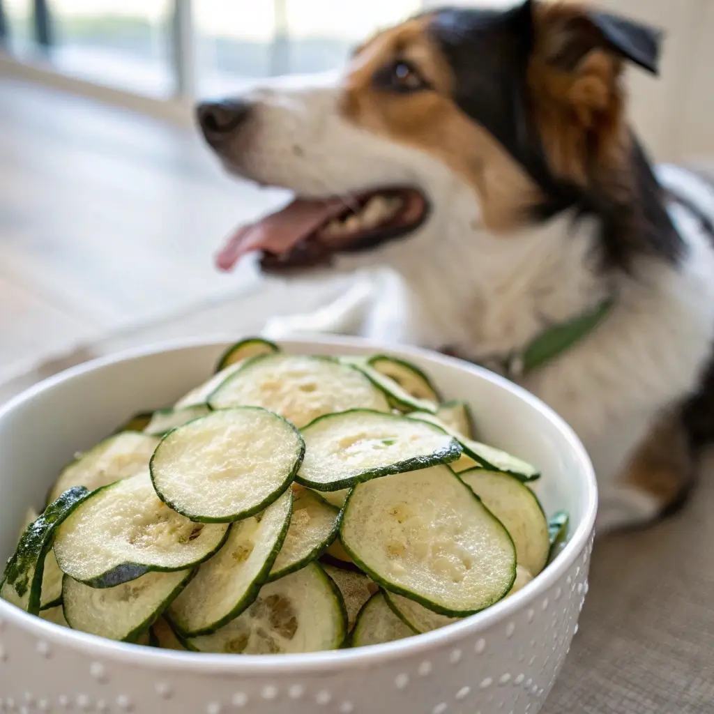 Zucchini Chips for Dogs