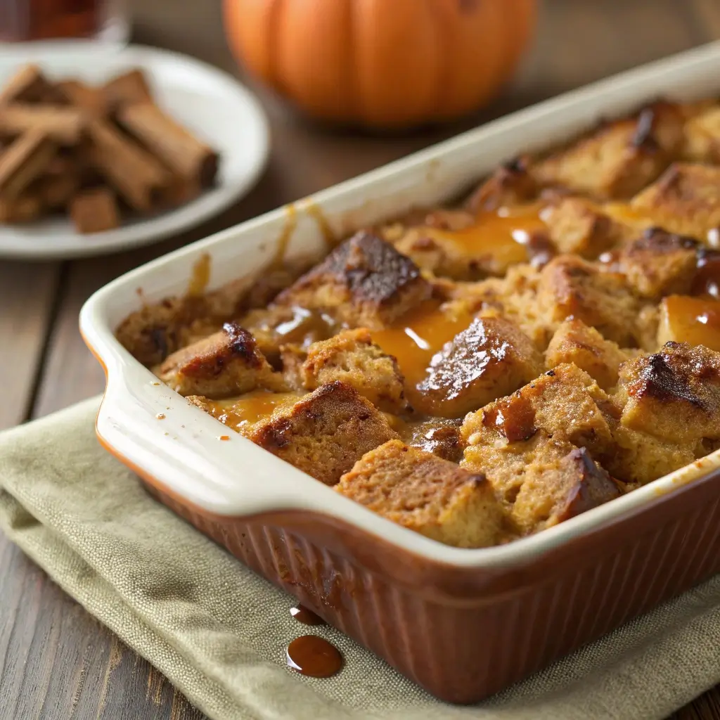 Pumpkin Bread Pudding