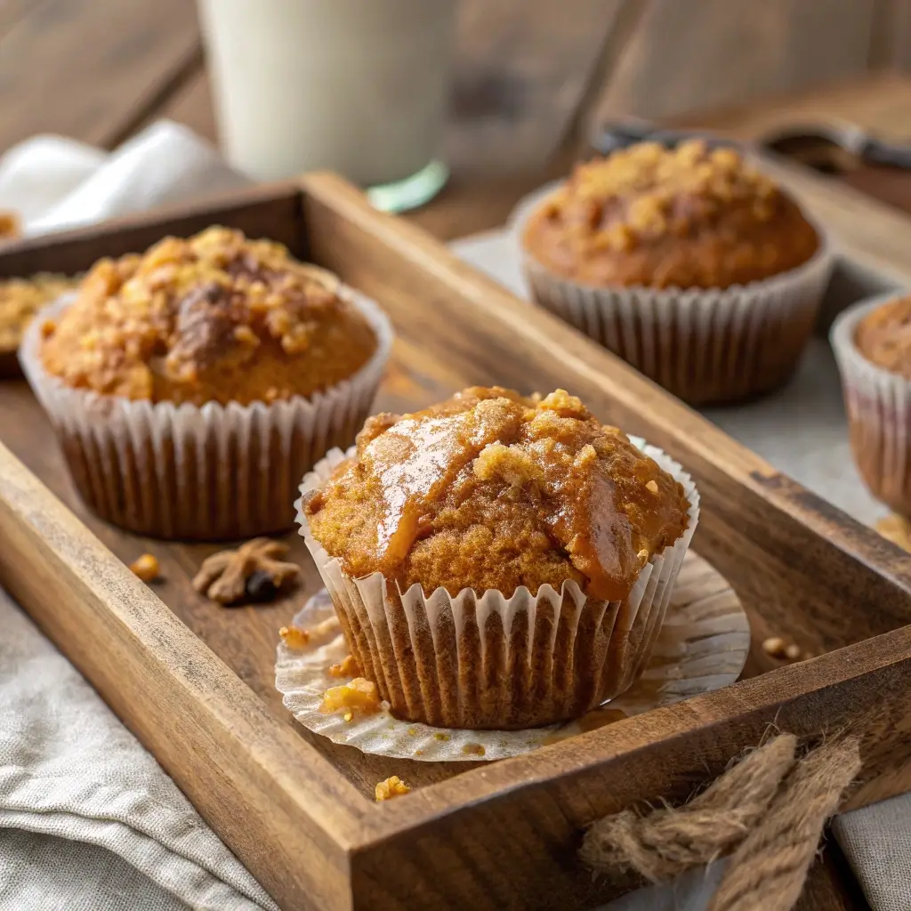 Pumpkin Muffins with Streusel Topping