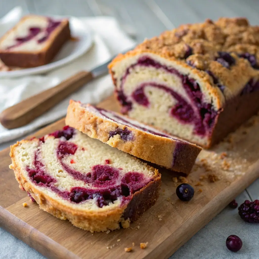 Huckleberry Bread (Moist Quick Bread Recipe)