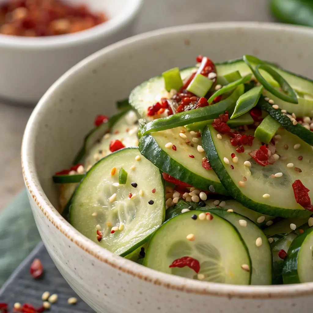Spicy Korean Cucumber Salad