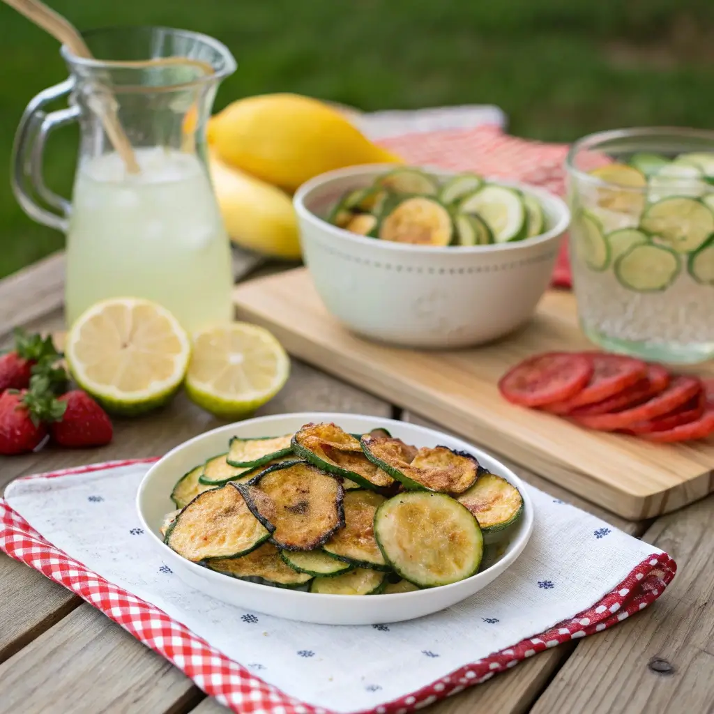 Zucchini Chips Summer Snacks
