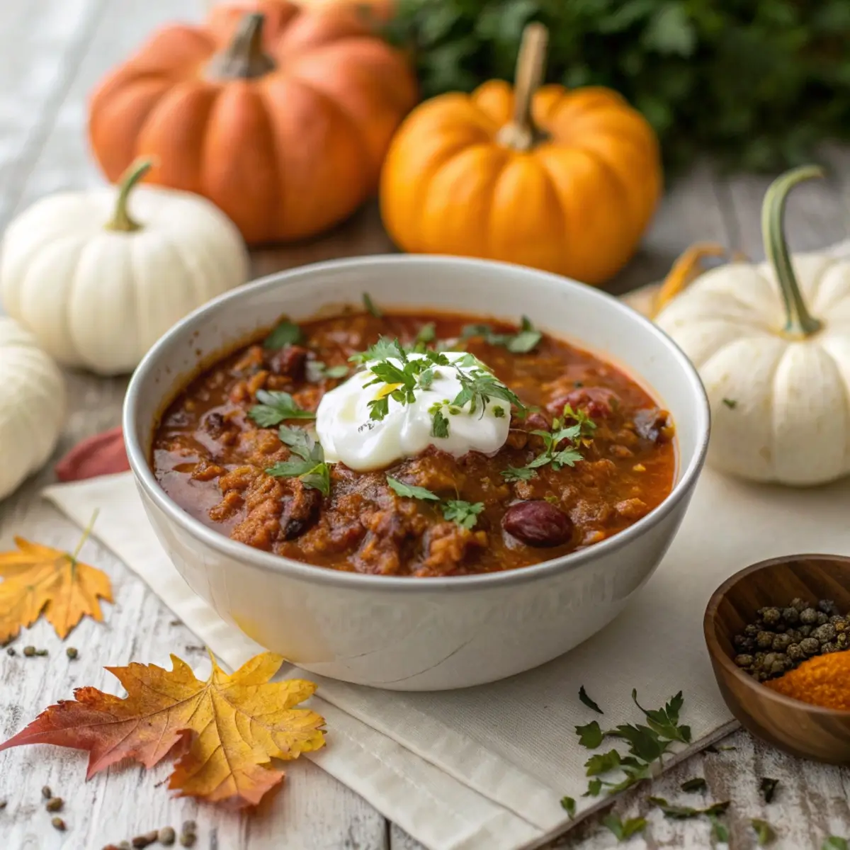 Crockpot Apple Cider Chili