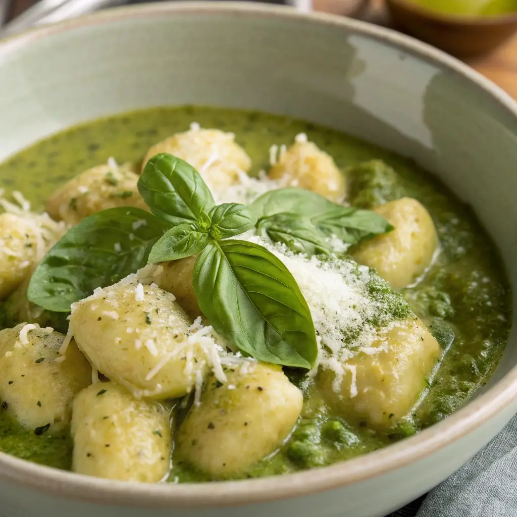 20-Minute Creamy Pesto Gnocchi