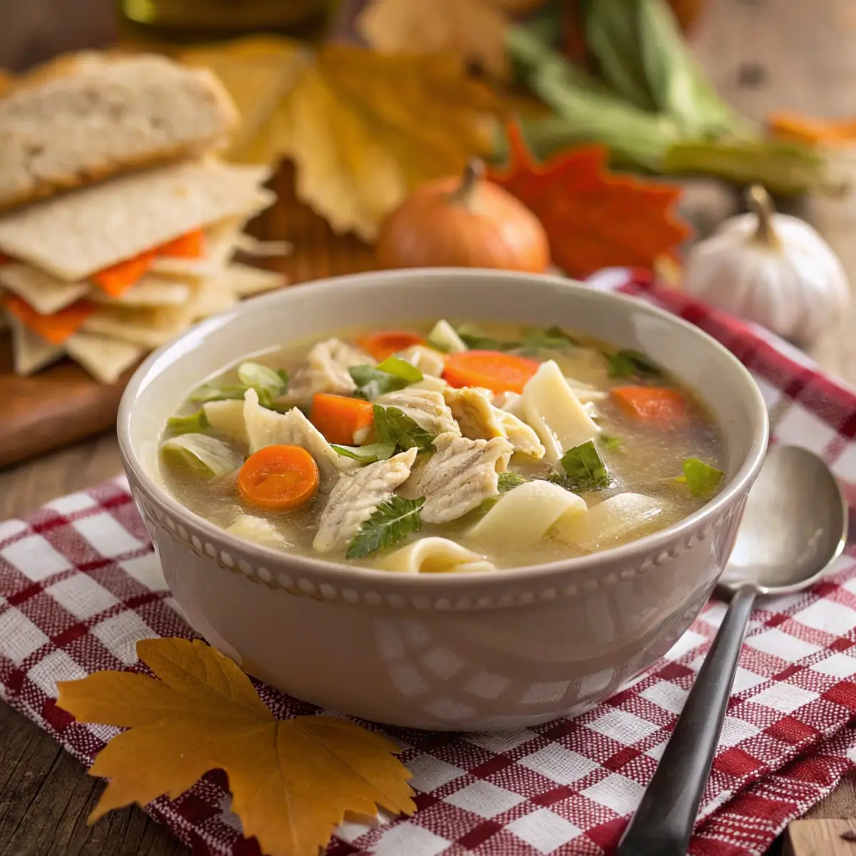 Thanksgiving Leftover Turkey Soup Recipe