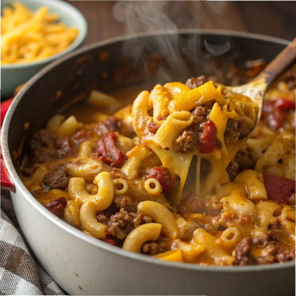 One-Pot Chili Mac and Cheese Recipe
