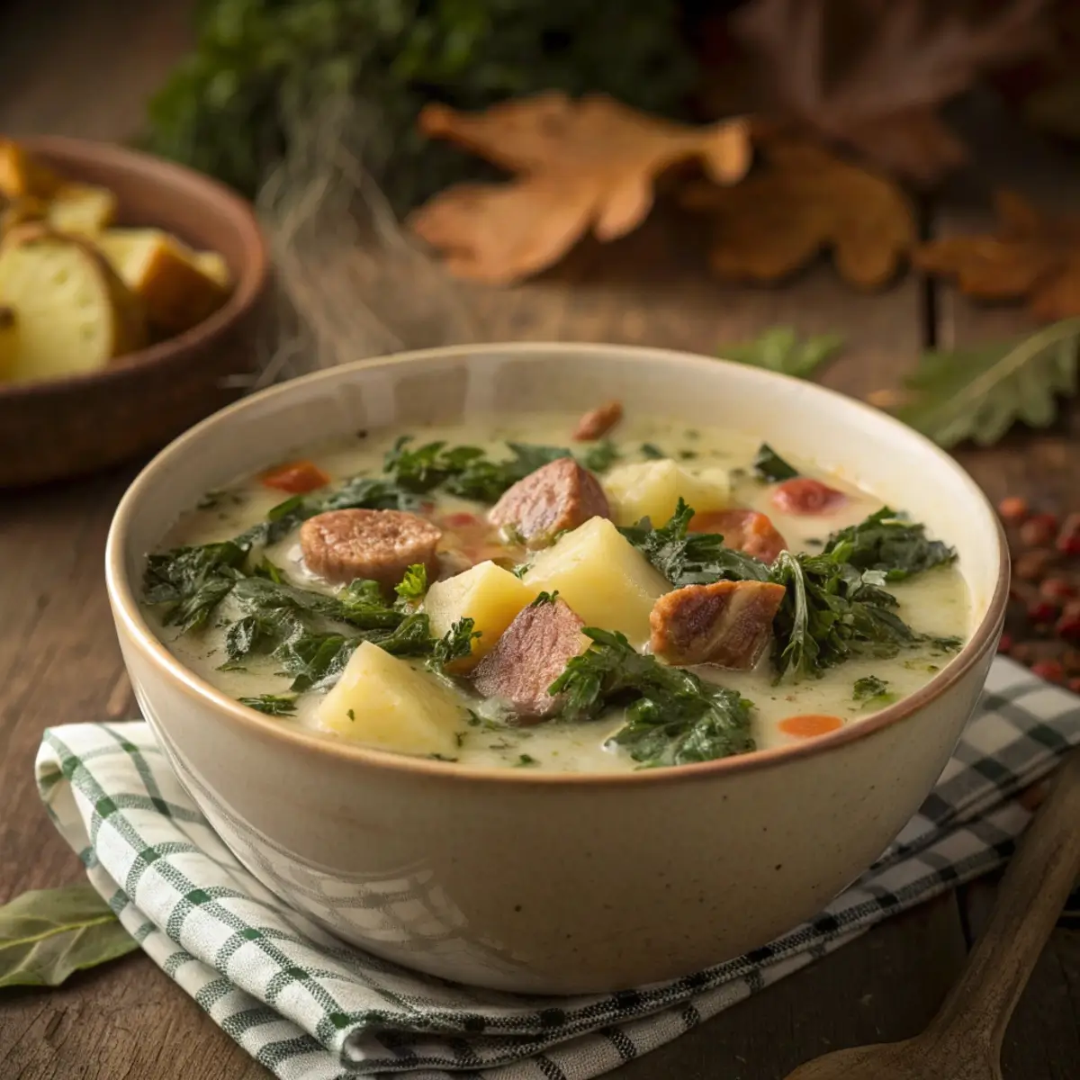 Sausage and Kale Fall Soup