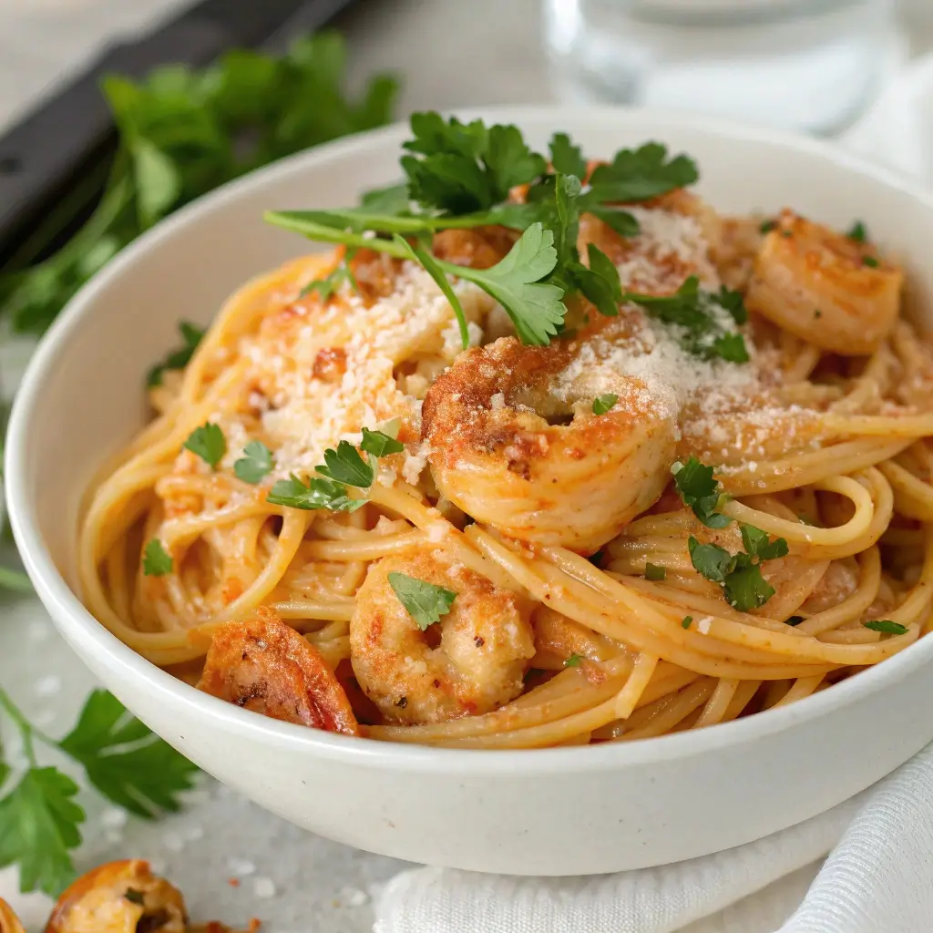 20-Minute Creamy Cajun Shrimp Pasta