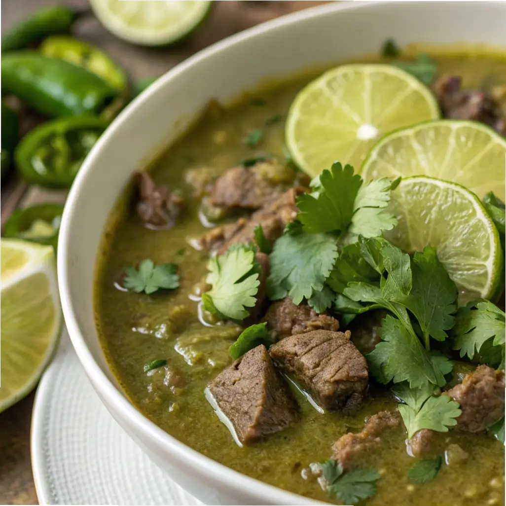 Chili Verde Recipe with Beef