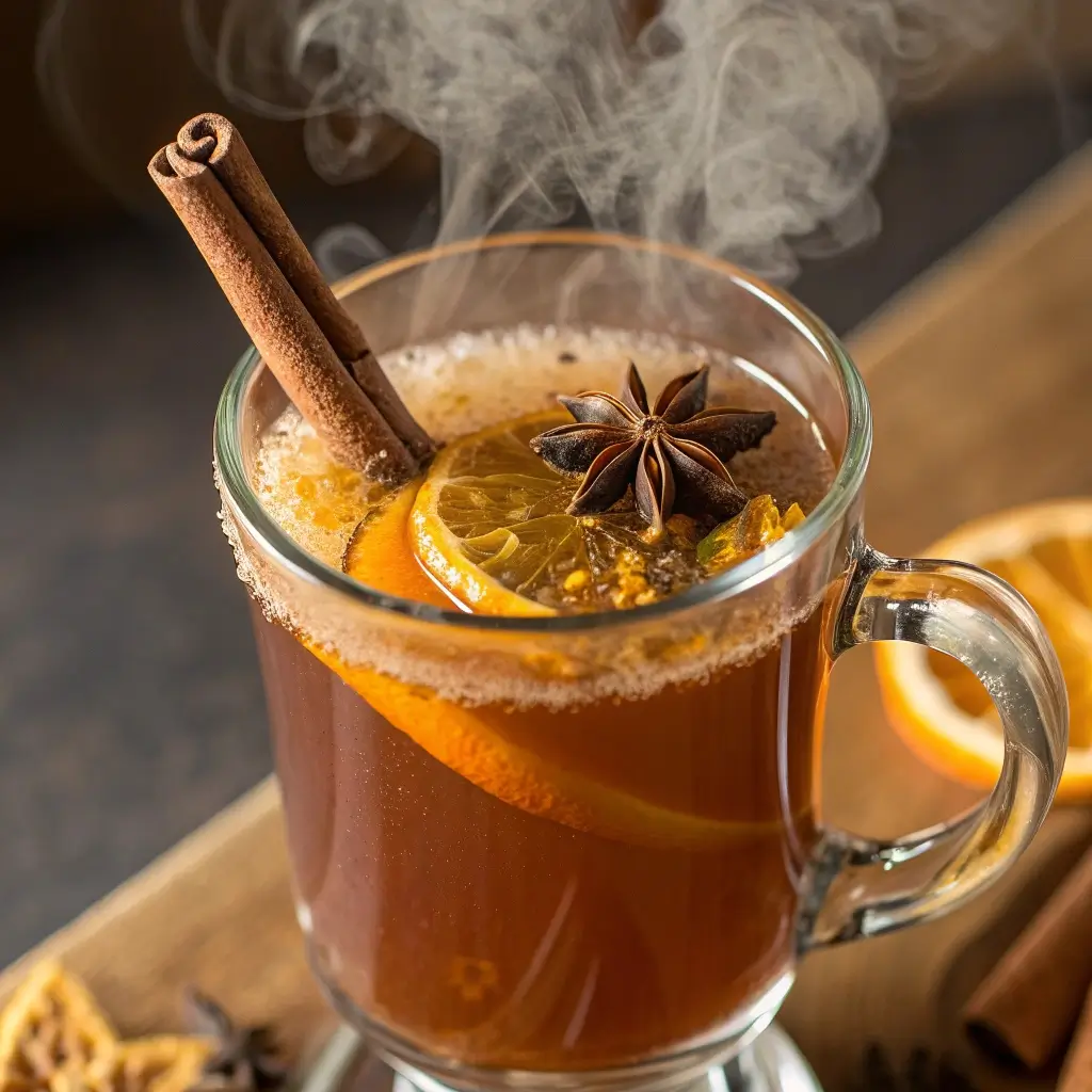Hot Apple Cider Cocktail