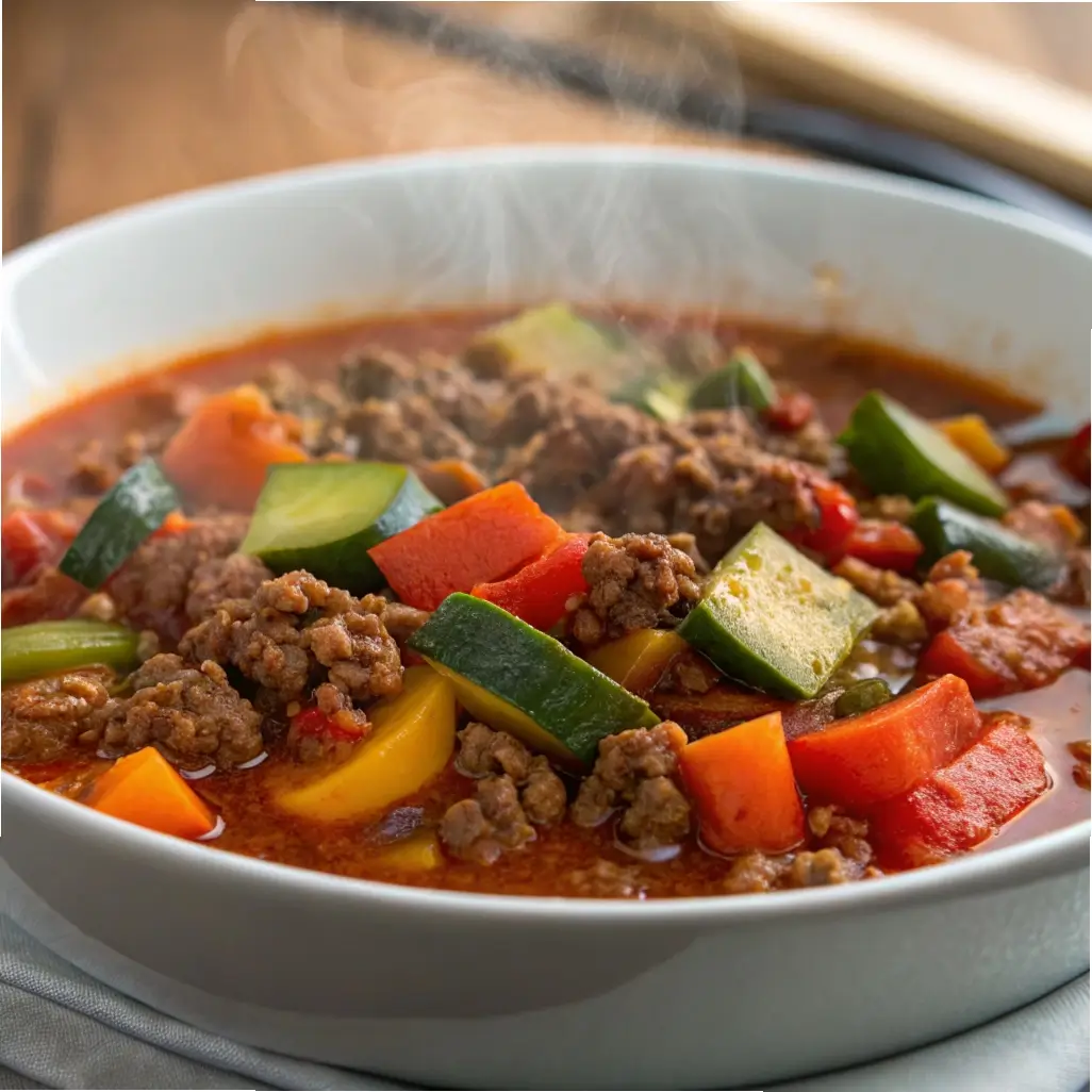 Whole30 Beef Chili with Veggies