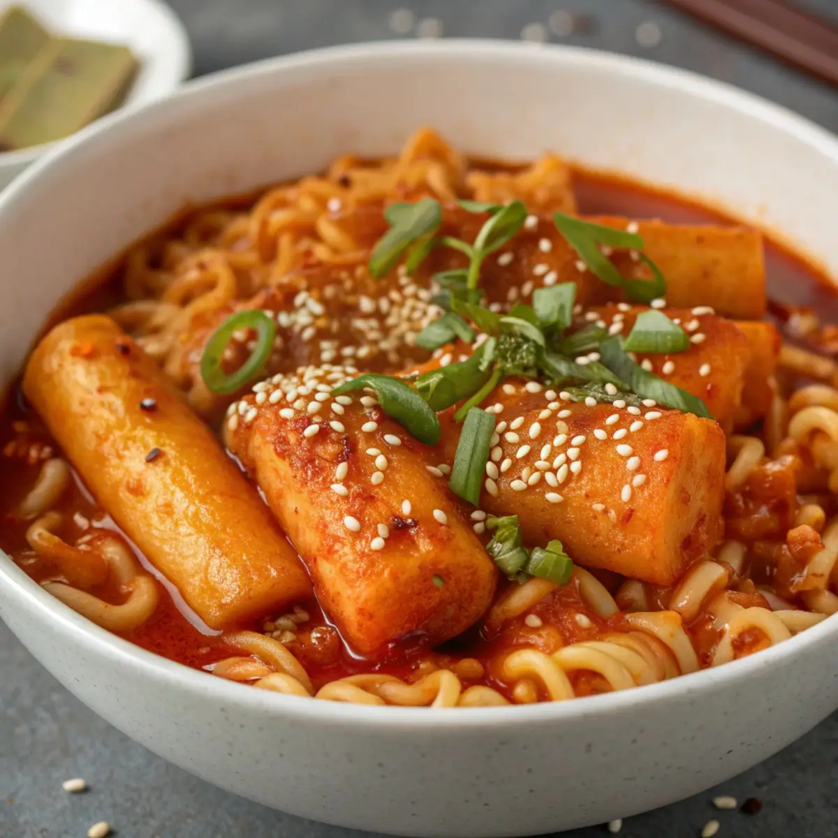 Easy Rabokki (Korean Ramen & Tteokbokki)