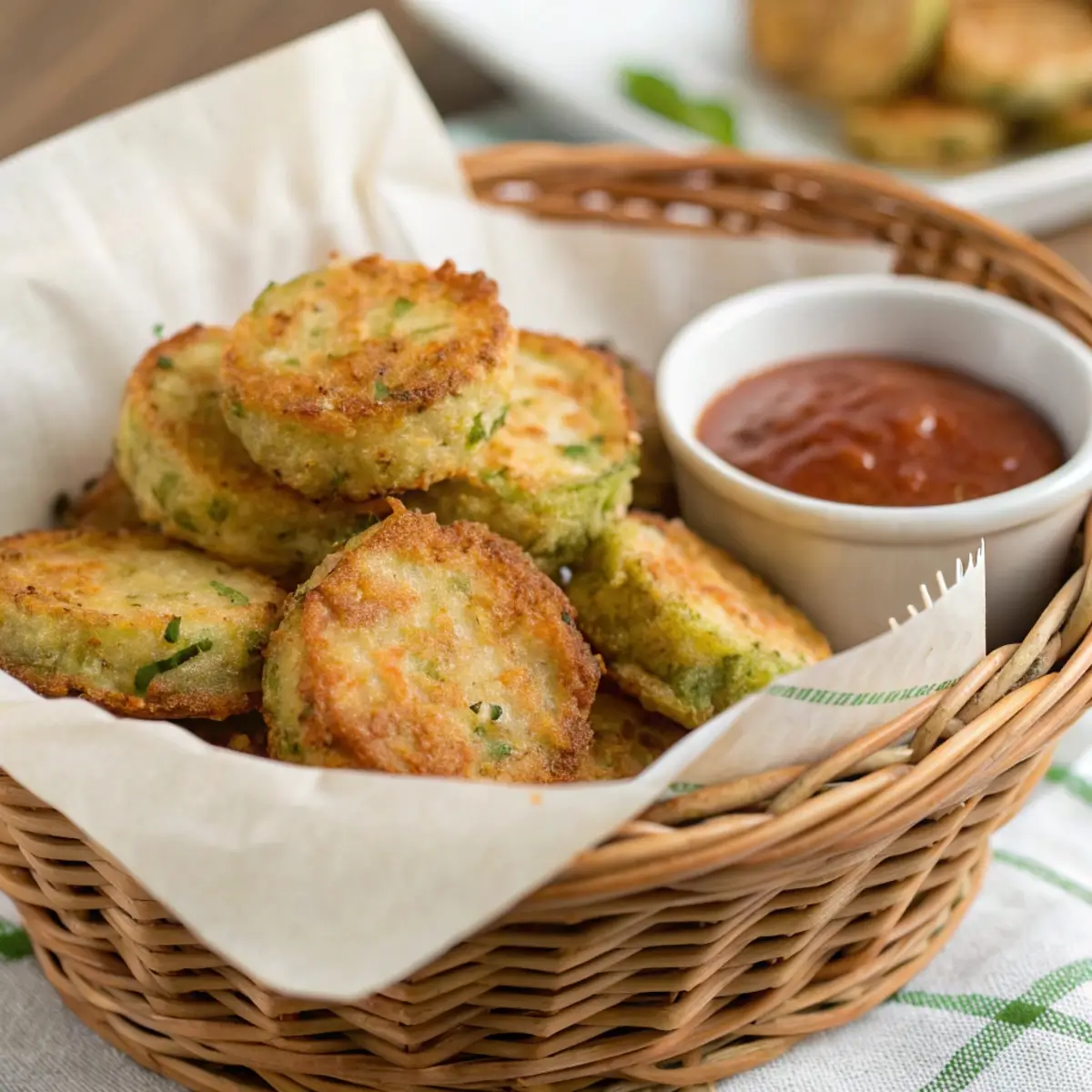 Crispy Eggless Zucchini Bites