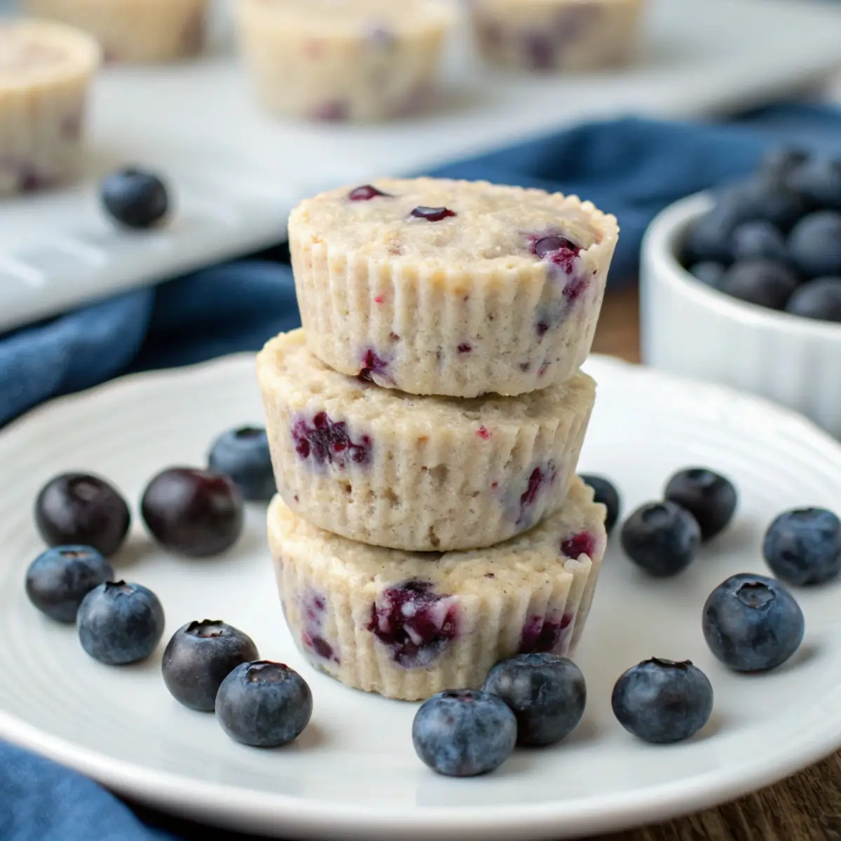 Blueberry Cheesecake Protein Bites