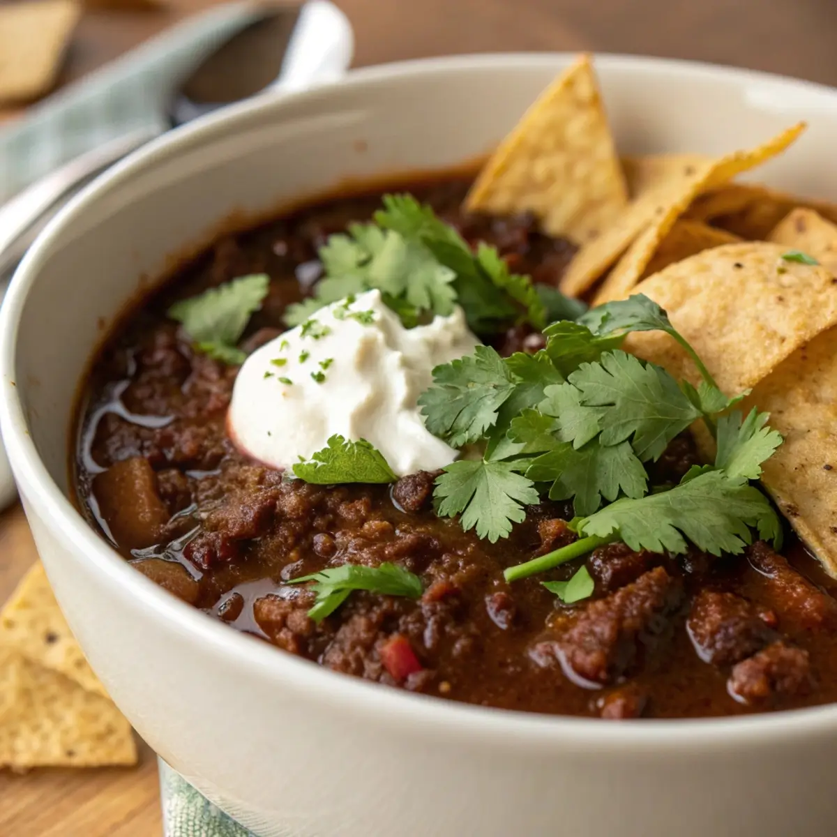 Chocolate Mole Chili (Mexican-Inspired Twist)