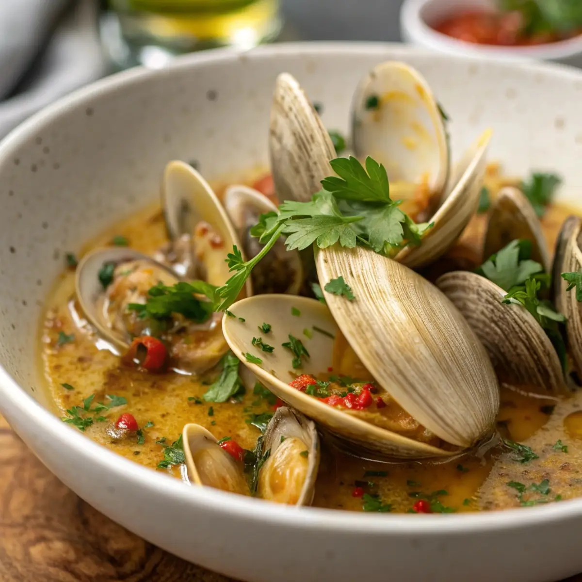Tasty Spicy Butter Clams