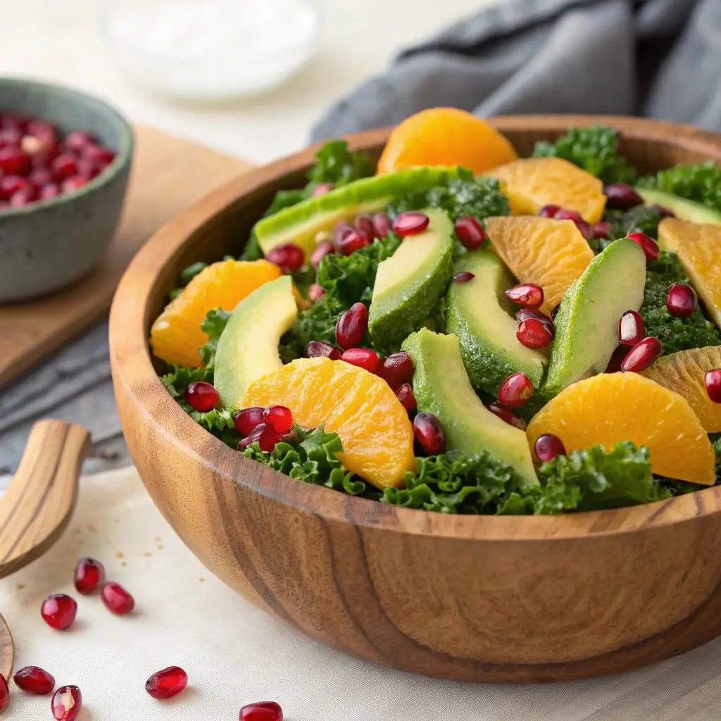 Immune Boosting Fall Salad with Citrus & Pomegranate