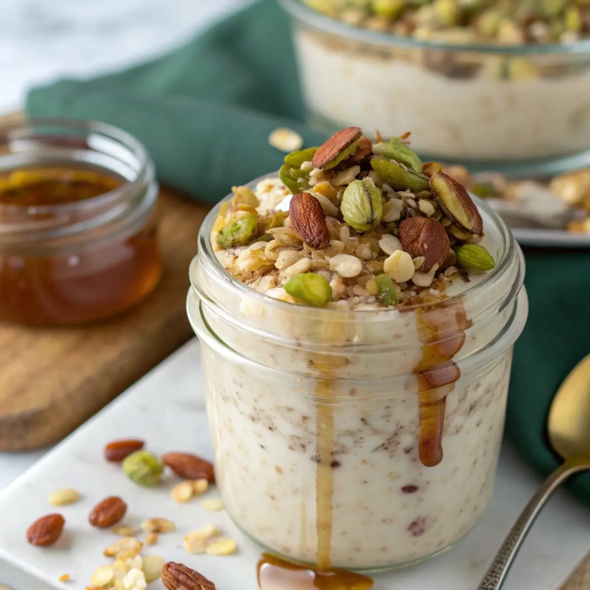 Pistachio Overnight Oats