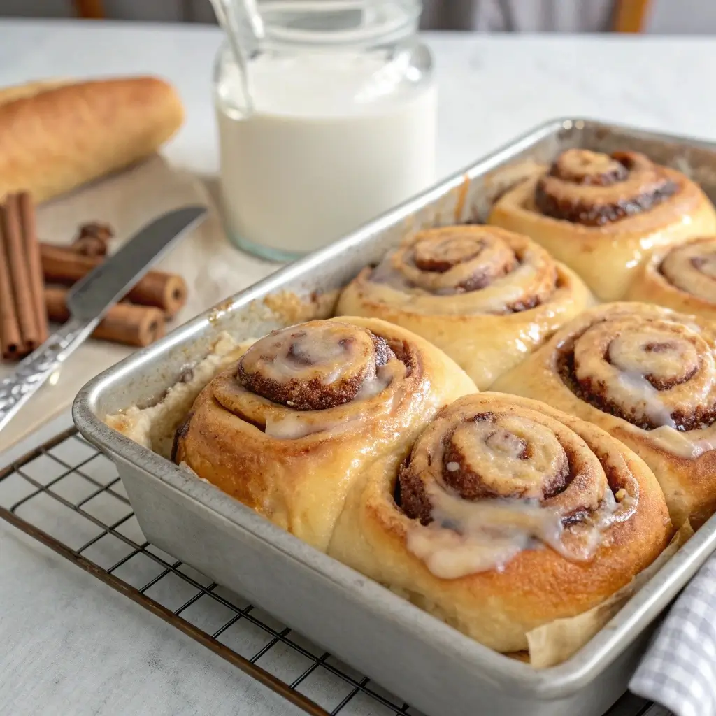 No Knead Sourdough Discard Cinnamon Rolls