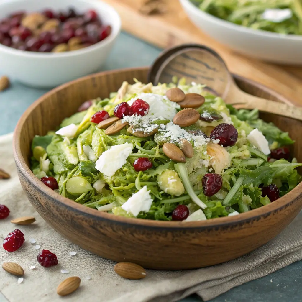Pumpkin Seed & Brussels Sprouts Salad (Crispy Crunch)