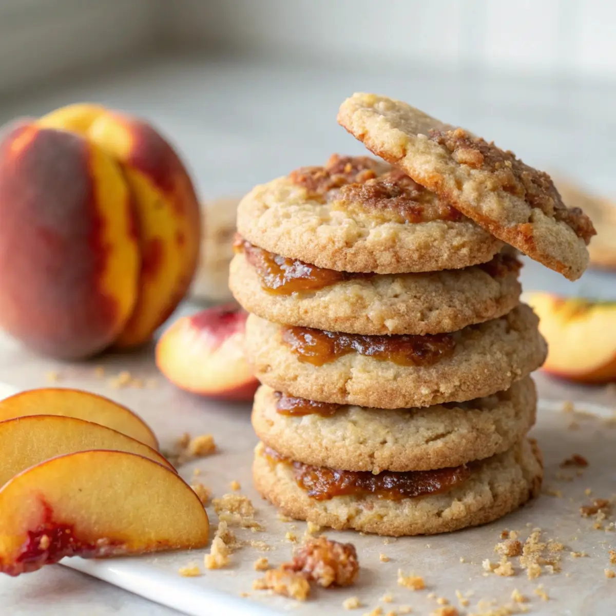 Delicious Peach Cobbler Cookies Recipe
