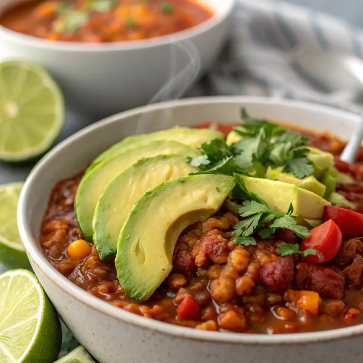 Spicy Lentil Chili (Budget-Friendly Vegan Bowl)