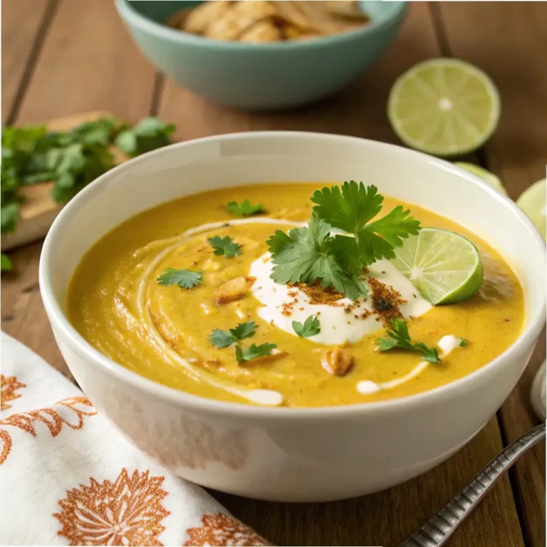 Velvety Coconut Turmeric Cauliflower Soup