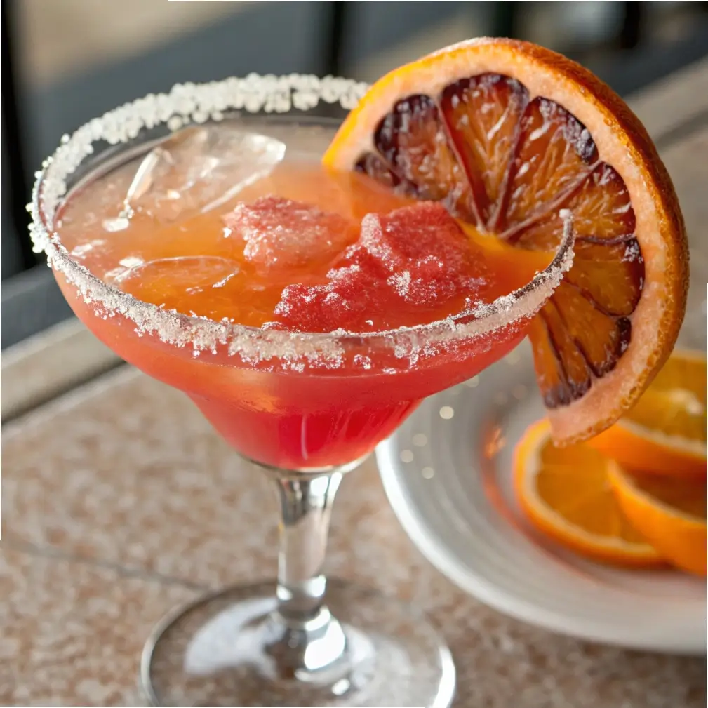 Candied Orange Slice Infused Cocktails