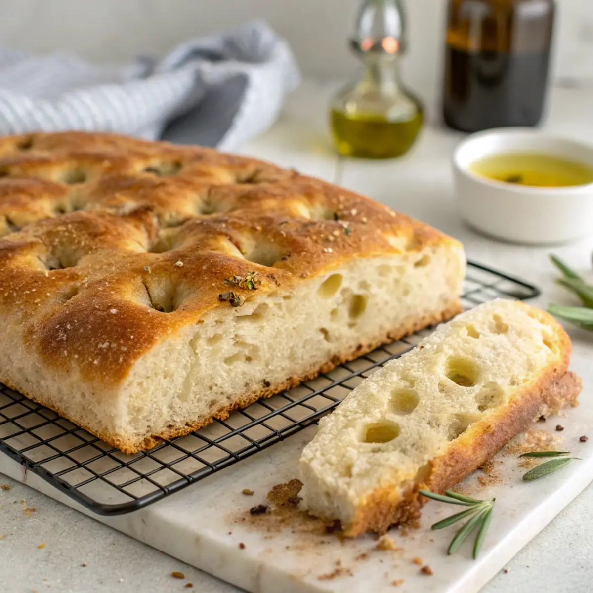 Extra Airy Sourdough Focaccia Dough Method